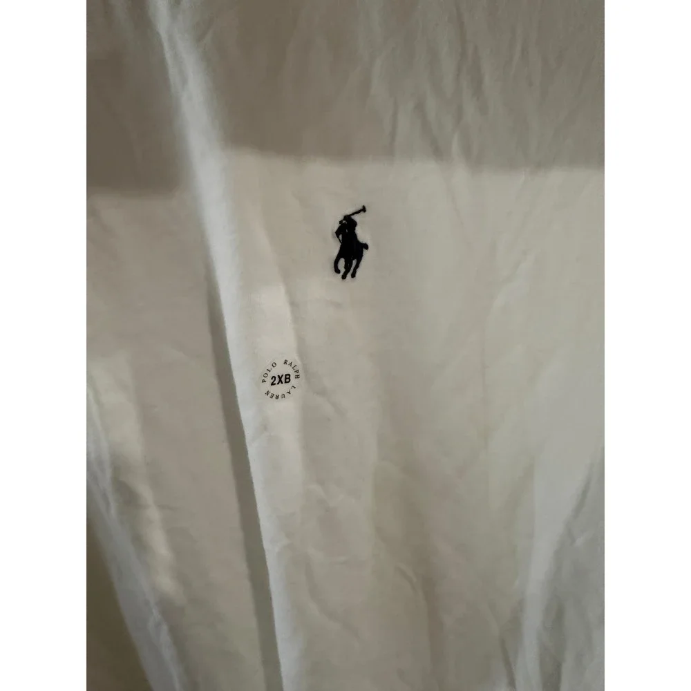 Polo Ralph Lauren T-Shirt Mens 2XB White Classics Big & Tall‎ With Tags